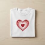 instant download heart svg layered design for Cricut silhouette crafts