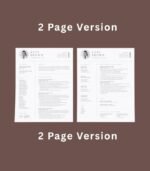 Minimalist Canva Resume Template with Cover Letter – 1 to 3 Pages - Image 3