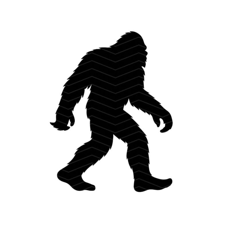 Bigfoot SVG vector design for Cricut and Silhouette
