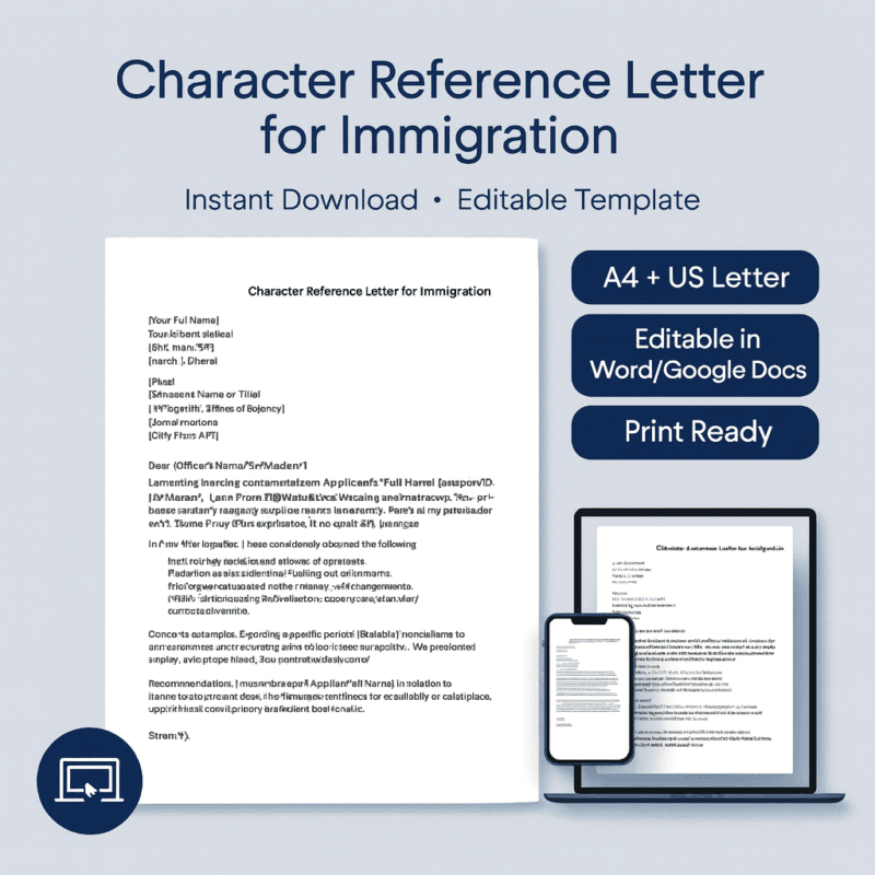 good moral character letter template