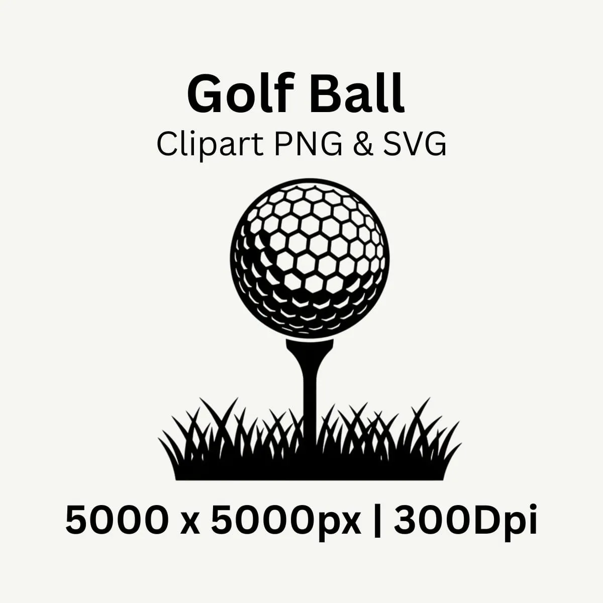 Golf Ball Silhouette PNG 300DPI Golf ball silhouette clipart PNG on transparent background