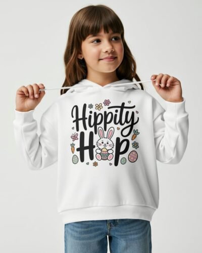 Hippity hop svg easter bunny cut file