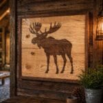 Moose Silhouette SVG for Cricut & Laser Cutting - Image 2