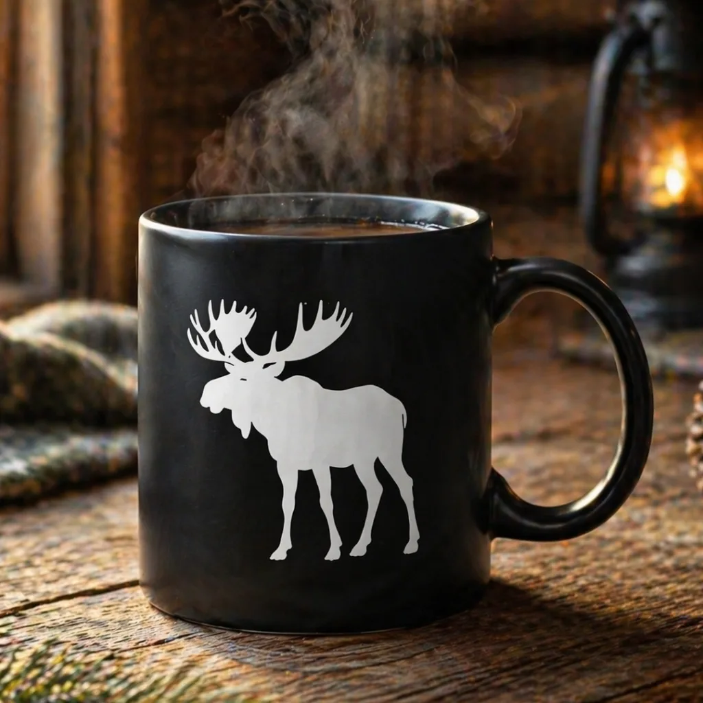 4 Moose Silhouette SVG for Cricut & Laser Cutting - Image 1