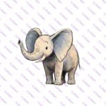 Safari Animals Watercolor Clipart PNG Pack – 50+ Jungle Designs - Image 5