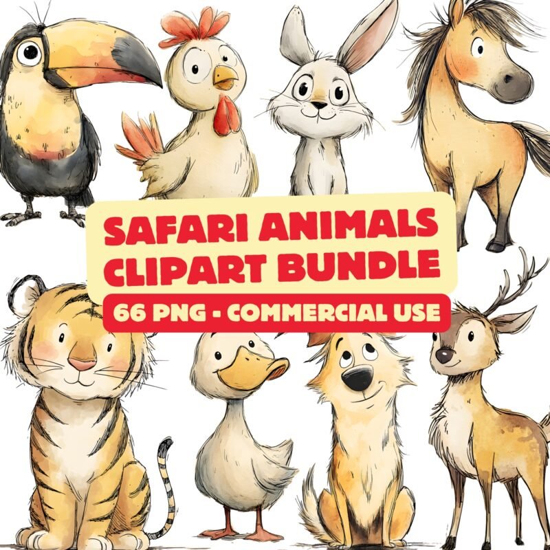 Safari Animals Clipart