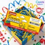 Editable Building Blocks Trip Reveal Ticket Printable for Kids - Image 3