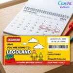 Editable Building Blocks Trip Reveal Ticket Printable for Kids - Image 4