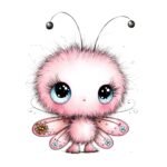 Cartoon Butterfly Flower Clipart PNG Bundle – Watercolour Graphics - Image 3