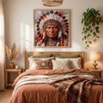 Native American Art Print – Bold Chief Wall Art - Image 3