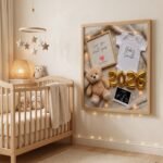 New Year Baby Announcement Canva Template 2026 & 2027 - Image 5