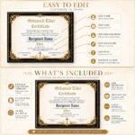Editable Ordained Elder Certificate Template | Printable Certificate of Ordination | Church Elder Recognition Certificate | Instant Download - Image 4