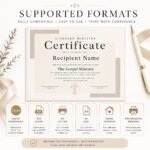 Licensed Minister Certificate Template, Editable Ordination Certificate Canva Template - Image 2