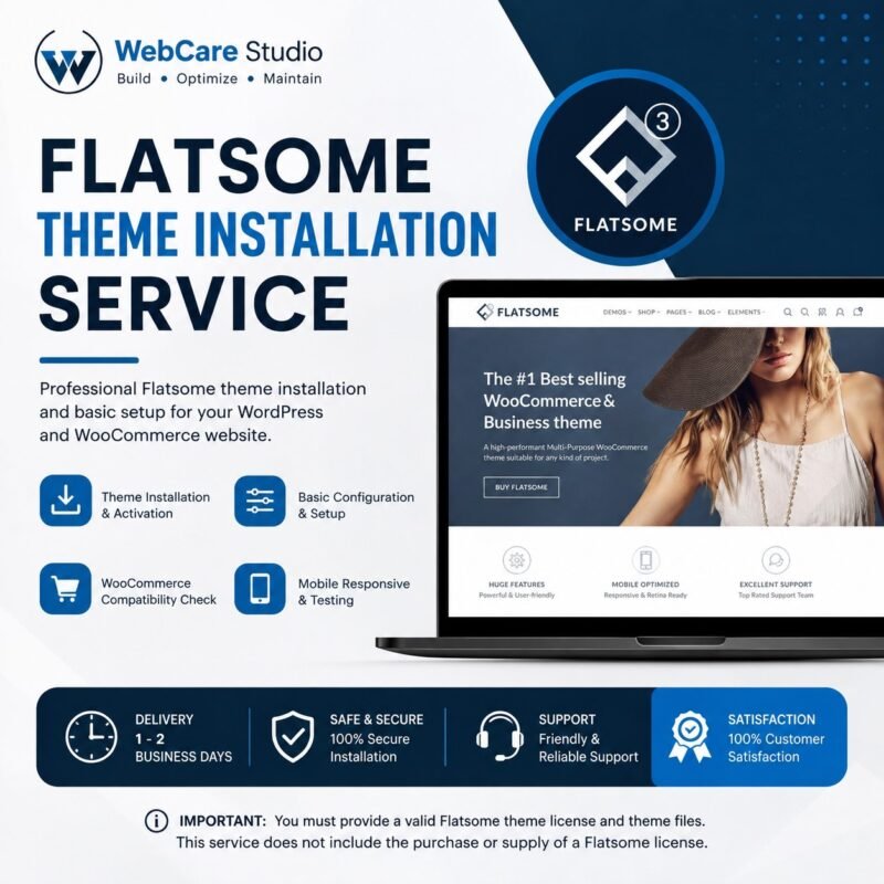 Best Flatsome Theme Installation Service
