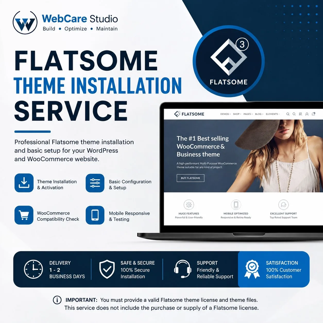 Flatsome Installation Service Best Flatsome Theme Installation Service